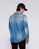 John Richmond Rmp23154 Shirt Denim Heimete Blue