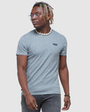 Superdry Mens Orange Label Vintage Embroidery Tee - Grey