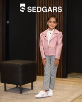 Girls 00963 3Pc With Pants Jacket And Blouse Pink