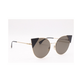 Fendi Gld Catlook Mtl Frmme W/Blue Trim