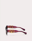 Valentino Sunglasses 103D 50 Purple