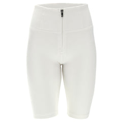 Freddy Wrap Up Push Up Biker Shorts Eco-F White