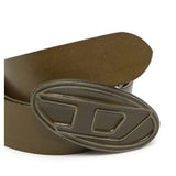 Diesel X0927P0503 Mens Oval D Logo Scratch Belt