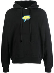 Off White Degrade Thund Skte Hoodie Black