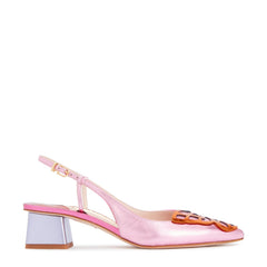 Sophia Webster Saw230 Butterfly Low Slingback Multi