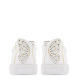 Sophia Webster Sss23112 Butterfly Sneaker White & Gold