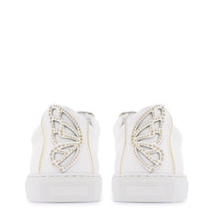 Sophia Webster Sss23112 Butterfly Sneaker White & Gold