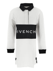 Givenchy Bi Colour Mini Dress In Black And White