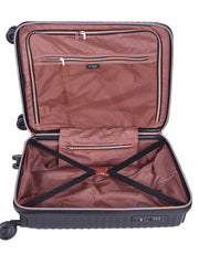 Cellini Allure Lrg 4 Wheel Trolley Case Black