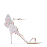Sophia Webster Sbr23113 Chiara Embroidery Mid Sandal Ivory