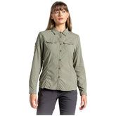 Craghoppers Nl Adv Ls Shirt Cws482 Moss