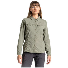 Craghoppers Nl Adv Ls Shirt Cws482 Moss