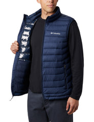 Columbia Powder Lite M Vest Wo0847 465 Navy