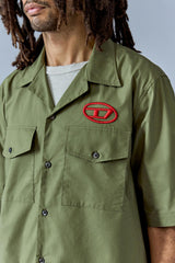 Diesel -M-S-Mac-22-B Shirt Olive