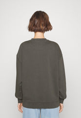 Calvin Klein J219946 Stripe Monologo Washed Crew Neck Grey