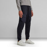 G-Star Mixed Woven Cargo Sweat Pant Blue
