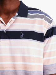 Polo Mens Mercerised Ss Golfer Pink