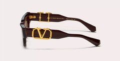 Valentino Sunglasses 103B 50 Maroon