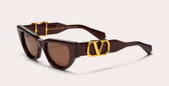 Valentino Sunglasses 103B 50 Maroon
