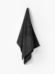 Linen House Nara Bamboo Cotton Bath Towel Charcoal