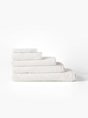 Linen House Nara Bamboo Cotton Bath Towel White