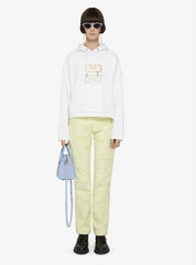 Givenchy 4G Peace Logo Hoodie in White