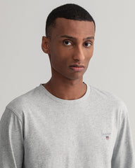 Gant 342098 Original Ls T-Shirt Light Grey