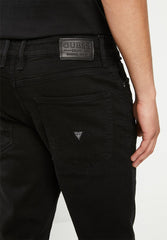 Guess Mns Slim Straight Eco As1Jail Black Wash
