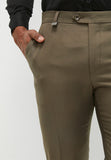Polo Mens Custom Fit Travel Trouser Khaki