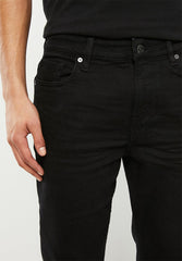 Guess Mns Slim Straight Eco As1Jail Black Wash