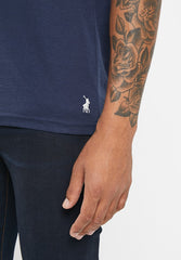 Polo Mens Logo Transfer Tee Navy