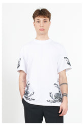 John Richmond Rmp23094 T-Shirt Over Ritorta White