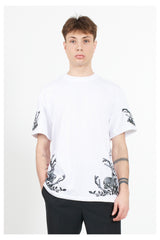 John Richmond Rmp23094 T-Shirt Over Ritorta White