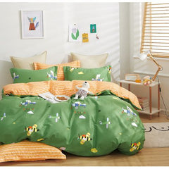 Cotton Co Kids Fly With Me Duvet Cover Neutral