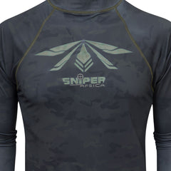 Sniper Mens L/S Rash Vest Ujmrv Jungle