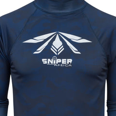 Sniper Mens L/S Rash Vest Cnmrv Navy