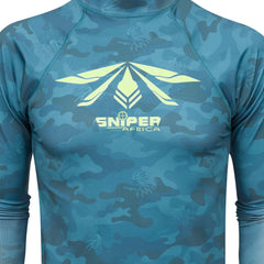 Sniper Mens L/S Rash Vest Csmrv Coral