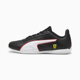 Puma Mens Ferrari Tune Cat Shoes Black And White