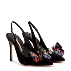 Sophia Webster Saw23086 Vanessa Slingback Pump Midnight