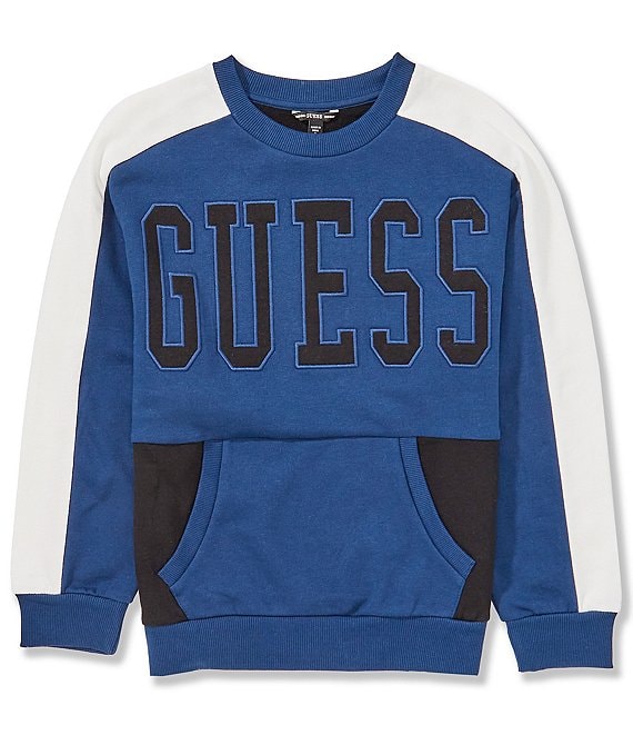Guess Kids 7B Oversized Ls Actv Top Blue