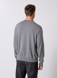 Calvin Klein Mens Cotton Crew Neck Sweatshirt In Grey