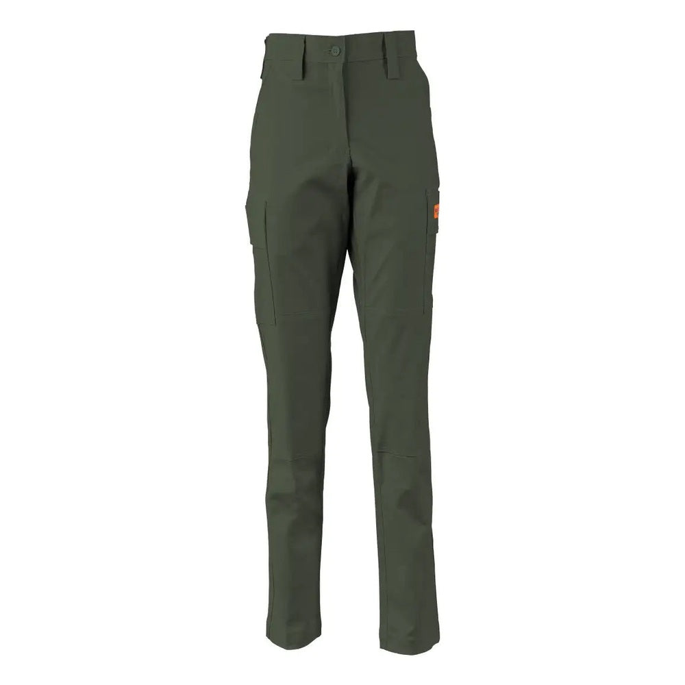 Sniper Womens Flex Combat Cargo Trouser In Military Olive