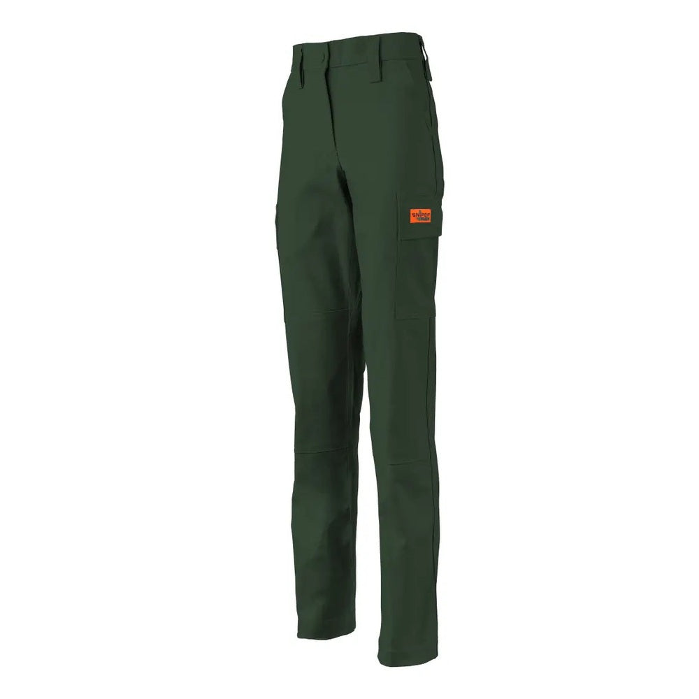Sniper Womens Flex Combat Cargo Trouser In Military Olive