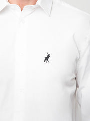 Polo Mens Christian Slim Fit Shirt In White