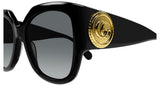Gucci Womens Oversised  Sunglasses In Black