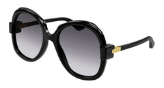 Gucci Womens Round Oversised Sunglasses In Black