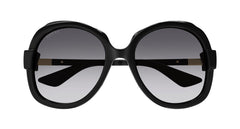 Gucci Womens Round Oversised Sunglasses In Black