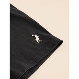 Polo Mens Plain Knite Boxer In Black