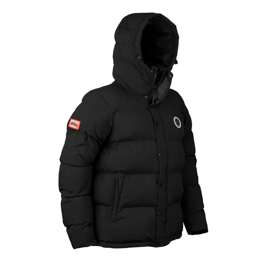 Sniper Mens Adventure Puffer Jacket In Black
