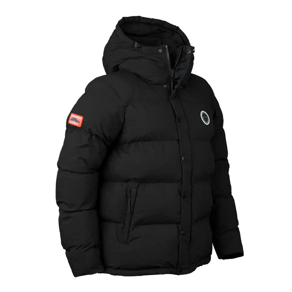 Sniper Mens Adventure Puffer Jacket In Black